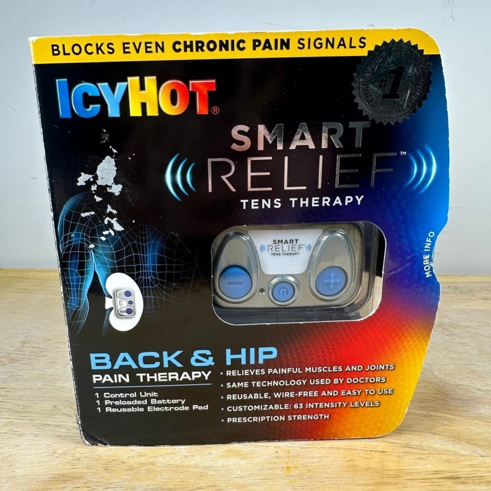 Icy Hot Smart Pain Relief Tens Therapy Unit Back & Hip NEW Old‎ Stock Reusable